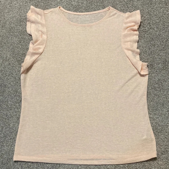 A New Day Pink Sleeveless Ruffled Top M - Picture 11 of 15